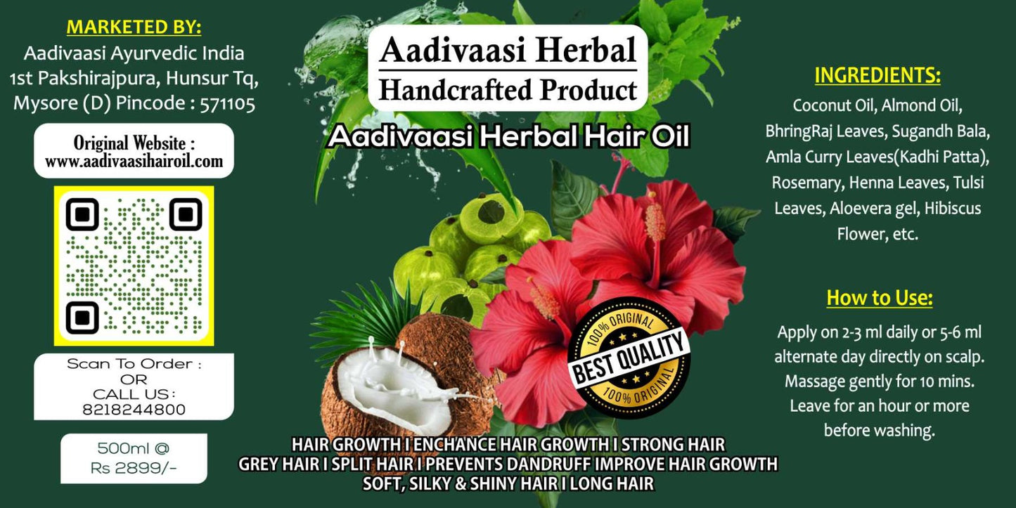 100% original Adivasi hair oil - 500 ml